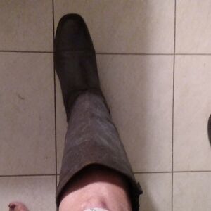 Black Leather Ankle Boots with Smooth Finish